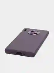 Фиолетовый чехол на Huawei Mate 30 Pro из эко кожи