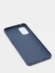 Темно-синий чехол Realme 7 Pro Реалми 7 Про силиконовый цветной матовый