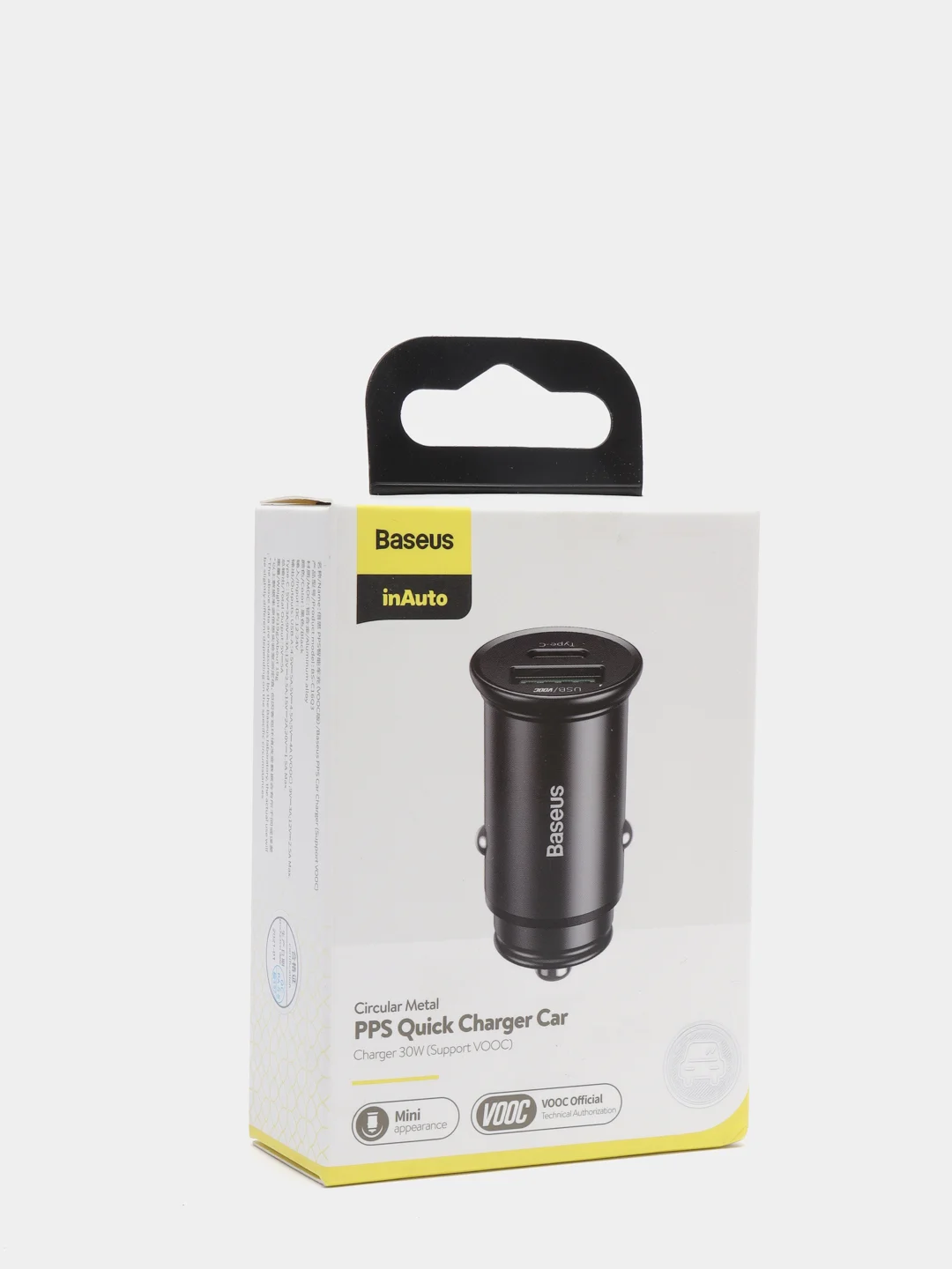 Автомобильное зарядное устройство Baseus CCYS-C01 30W Быстрая зарядка PD 3.0+QC 4.0+