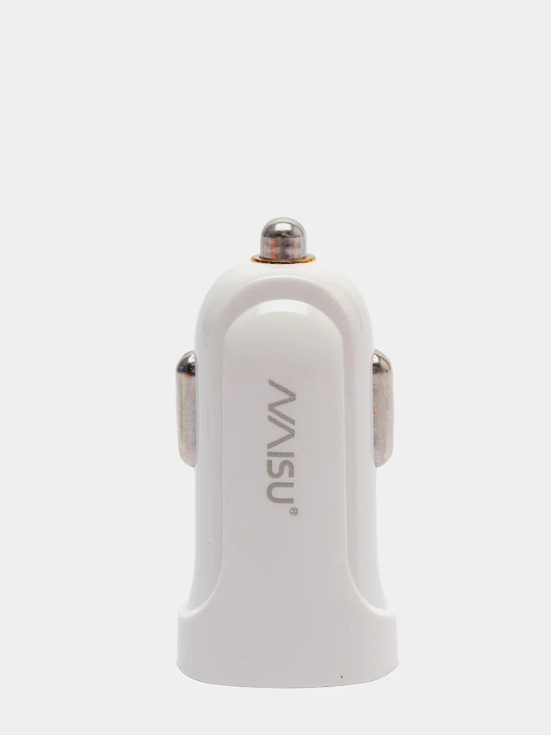 Автомобильное зарядное устройство (АЗУ) Naisu  (Lightning, Type-C, Micro), белый. Кабель в комплекте.