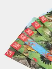 Обучающие книжки "Узнаём про всё вокруг", набор 6 штук, 108 животных и птиц