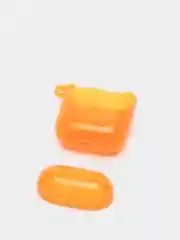 Оранжевый силиконовый чехол для AirPods 1/2, Pro,  неон