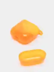 Оранжевый силиконовый чехол для AirPods 1/2, Pro,  неон