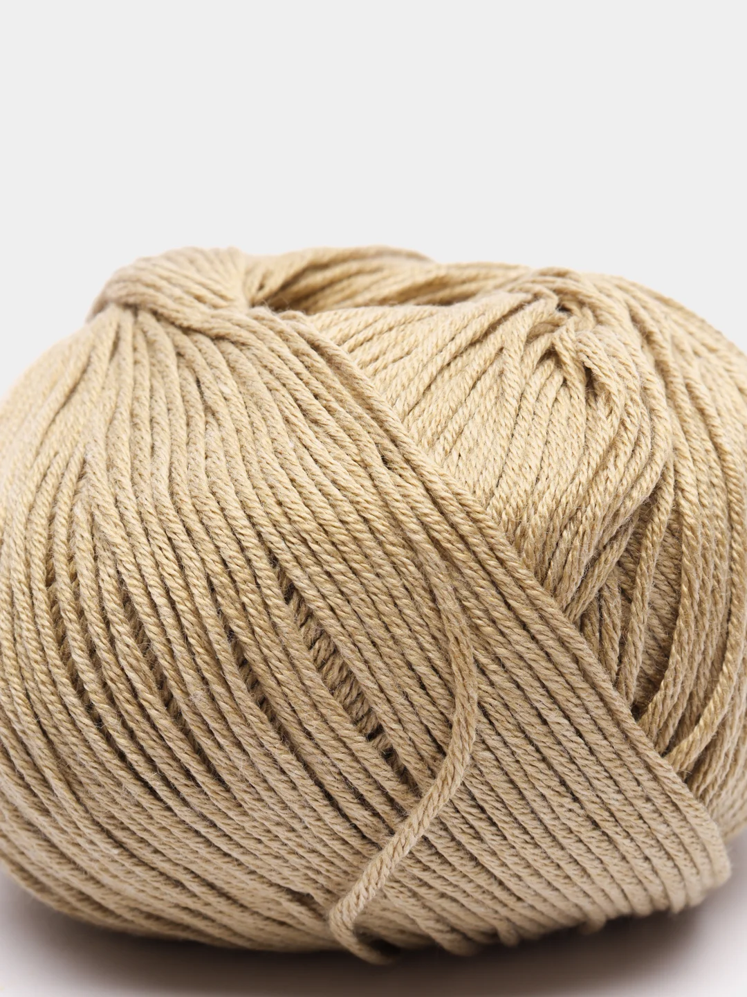 Песочный хаки пряжа YarnArt Baby cotton, 50 г, 165 м, акрил и хлопок