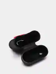 Темно-синий чехол силиконовый для AirPods 2 Корпорация монстров, Бэтмен, Утенок, Минни Маус, карабином