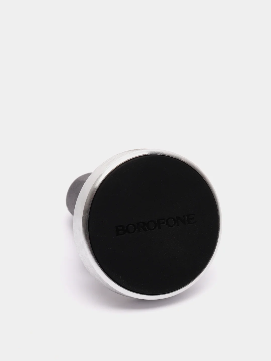 Серебряный автомобильный магнитный держатель для телефона Borofone BH6