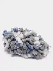 Серый пряжа Alize Puffy Color, петельки большие, 100 г, 9 м