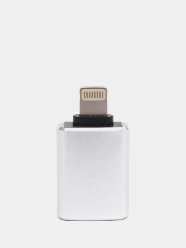 Переходник адаптер Lightning-USB OTG на iPhone