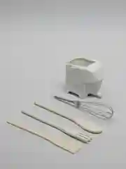 Слоновая кость набор кухонных принадлежностей с подставкой