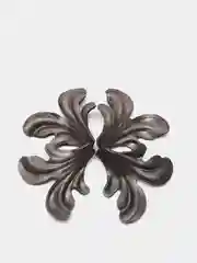 Кованый элемент, лист малый, 4 штуки, 2 комплекта