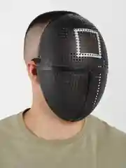 Черный маска "Игра в кальмара"