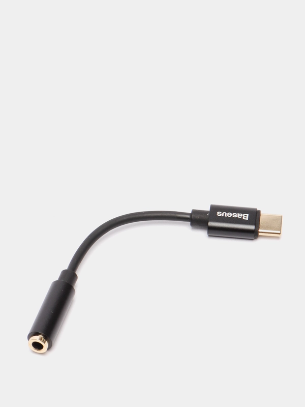 Адаптер переходник Baseus L54 Type-C Male to 3.5 mm Female Adapter, CATL54-01, black