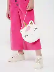 Белый сумка через плечо/детская/единорог