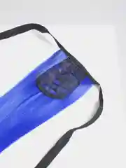 Синий хвост накладной, шиньон, 60 см