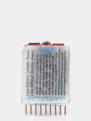 Тестер для аккумуляторных сборок Li-ion, 1-8 s, со звуковым сигналом