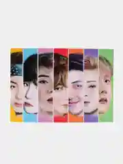 Манго гибкий магнит на холодильник "BTS" с изображениями участников популярной группы