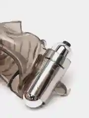 Черный насадка на пальцы для стимуляции точки G с вибратором