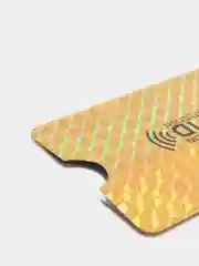Пурпурный чехол для банковских карт с защитой от кражи данных, с RFID защитой от считывания