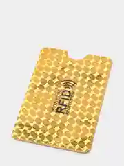Пурпурный чехол для банковских карт с защитой от кражи данных, с RFID защитой от считывания