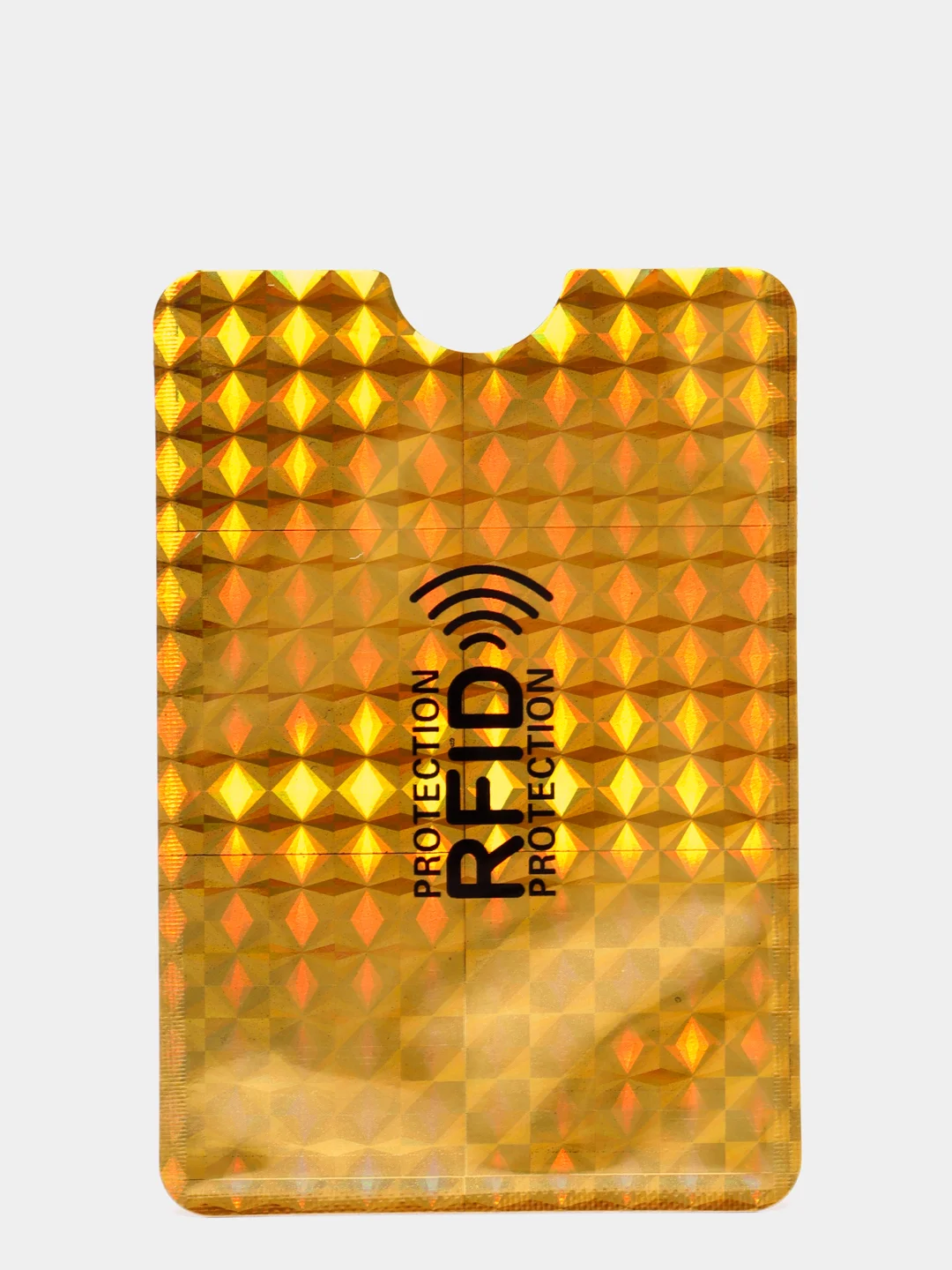 Пурпурный чехол для банковских карт с защитой от кражи данных, с RFID защитой от считывания