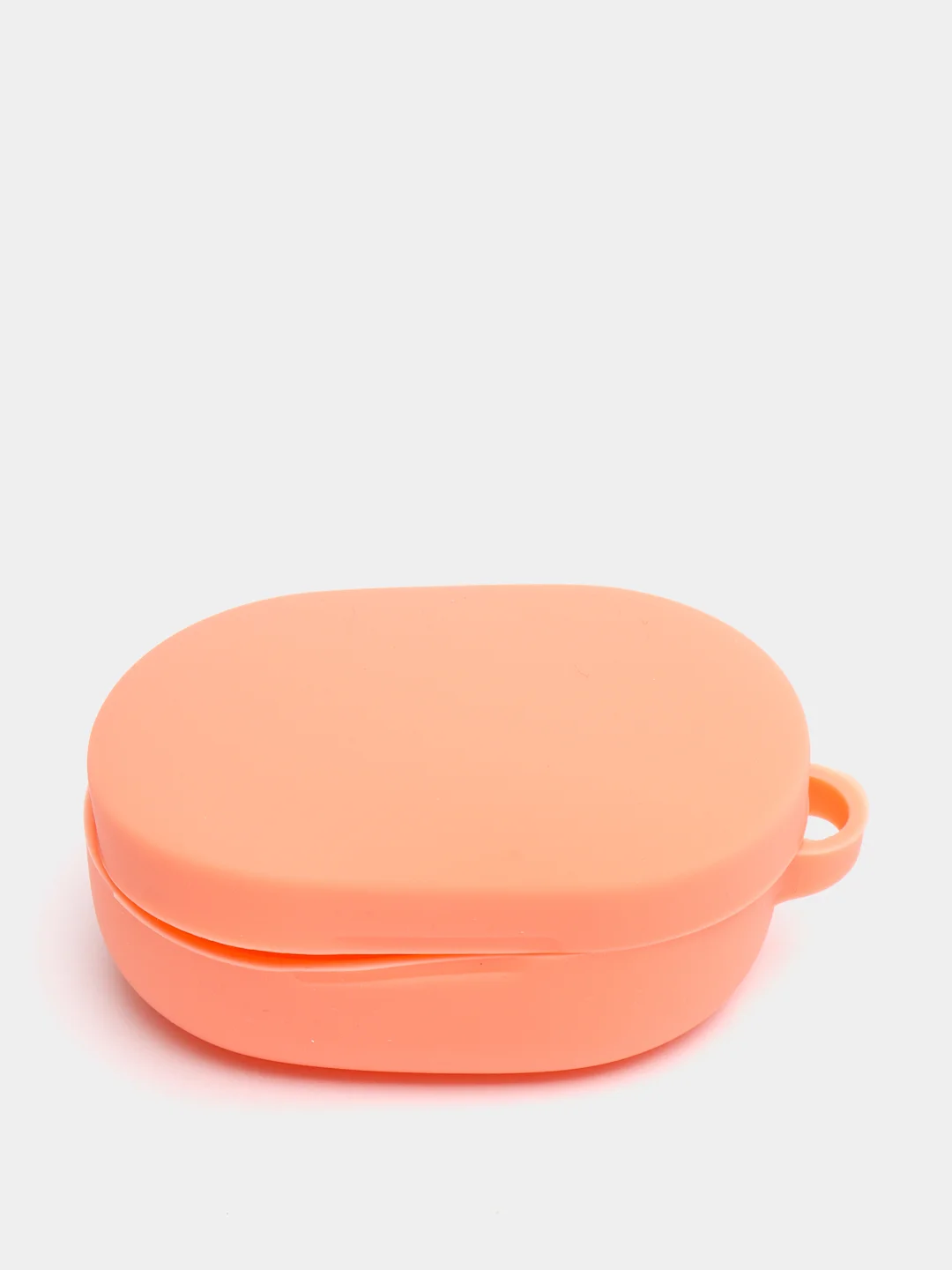 Коралловый меланж силиконовый чехол для Xiaomi Redmi AirDots/AirDots S /AirDots 2 с карабином