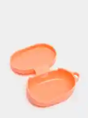 Коралловый меланж силиконовый чехол для Xiaomi Redmi AirDots/AirDots S /AirDots 2 с карабином