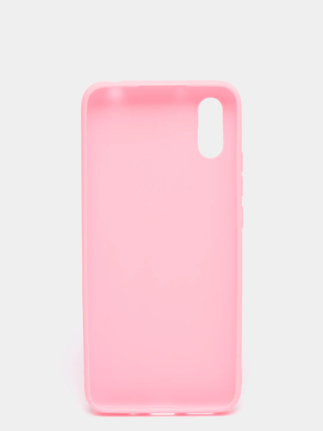 Розовый чехол для Xiaomi Redmi 9A (Сяоми Редми 9А) силиконовый, матовый, цветной