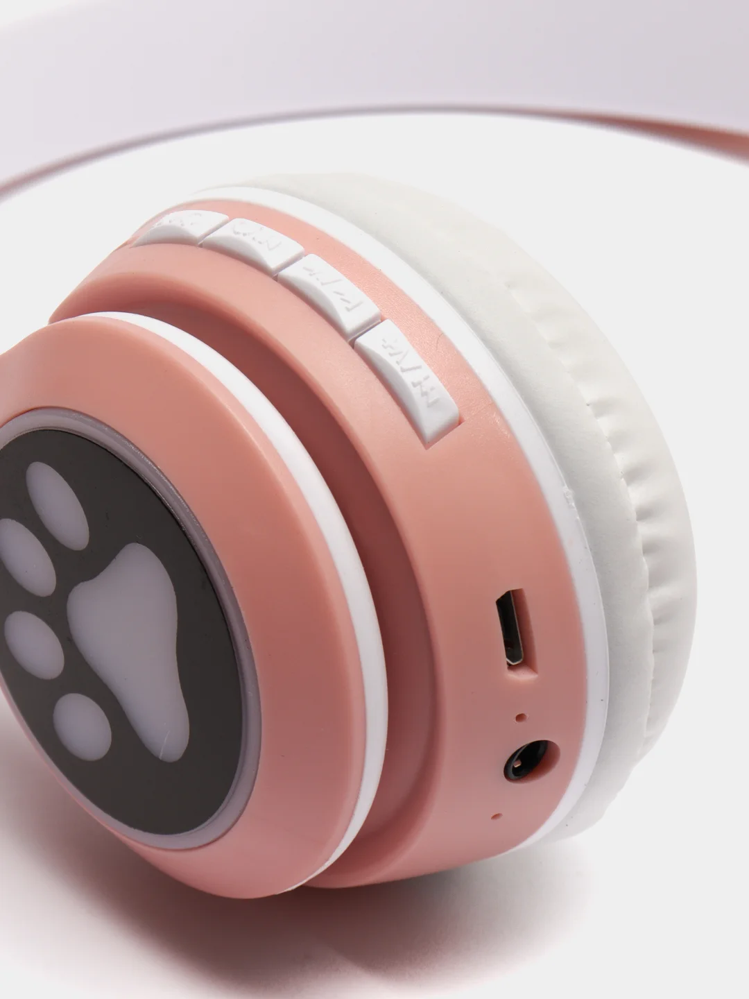 Розовый наушники беспроводные Bluetooth c кошачьими ушками CAT EAR STN-28