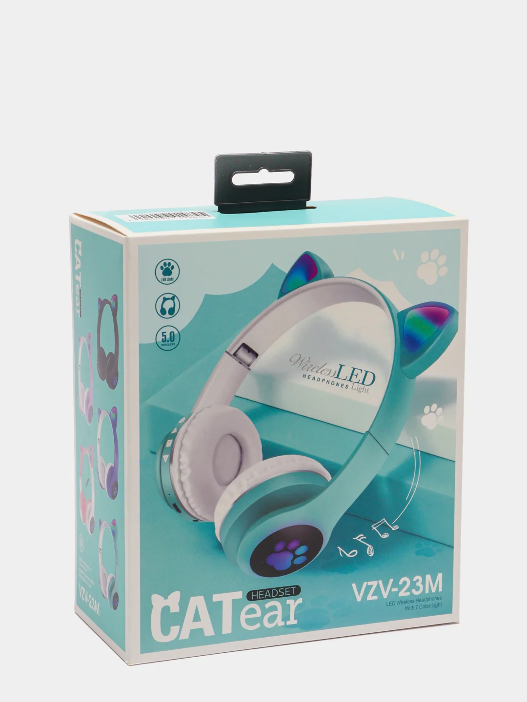 Розовый наушники беспроводные Bluetooth c кошачьими ушками CAT EAR STN-28