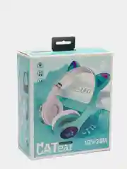 Розовый наушники беспроводные Bluetooth c кошачьими ушками CAT EAR STN-28