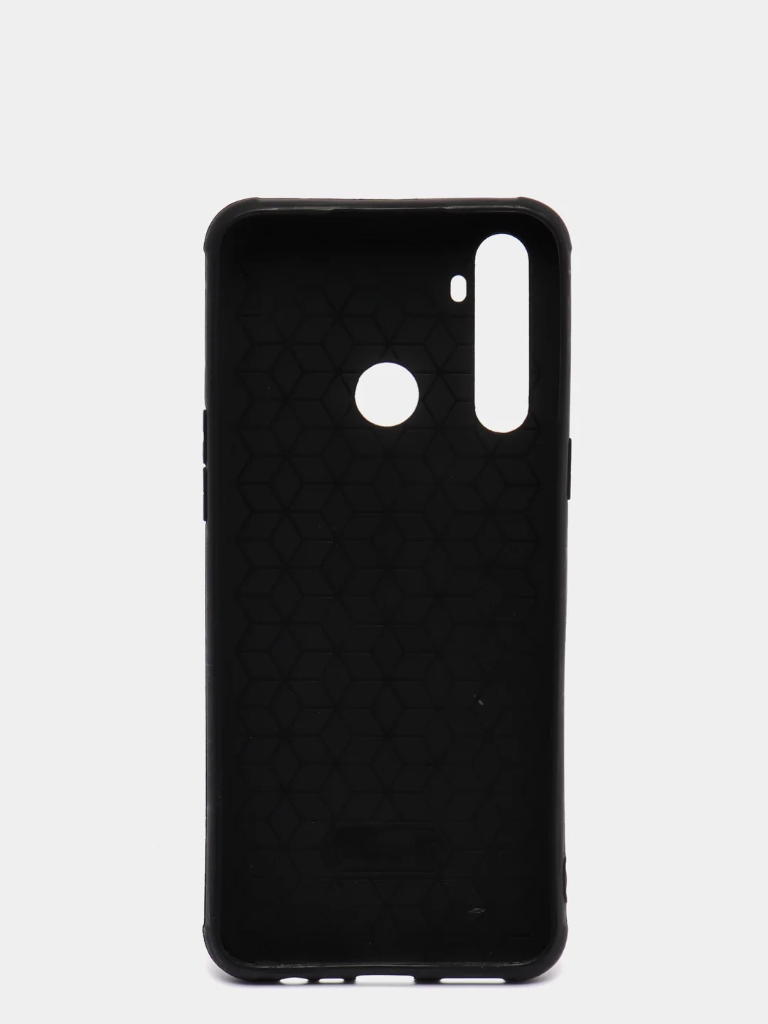 Красный чехол Realme C3 / 5 / 6i Реалми С3 / 6ай силиконовый (имитация кожи)