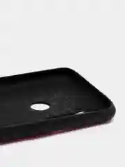 Красный чехол Realme C3 / 5 / 6i Реалми С3 / 6ай силиконовый (имитация кожи)