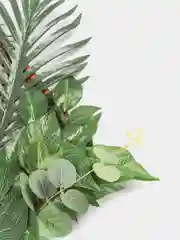 Зеленый картина из искусственных растений, 40х30 см