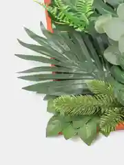 Зеленый картина из искусственных растений, 40х30 см