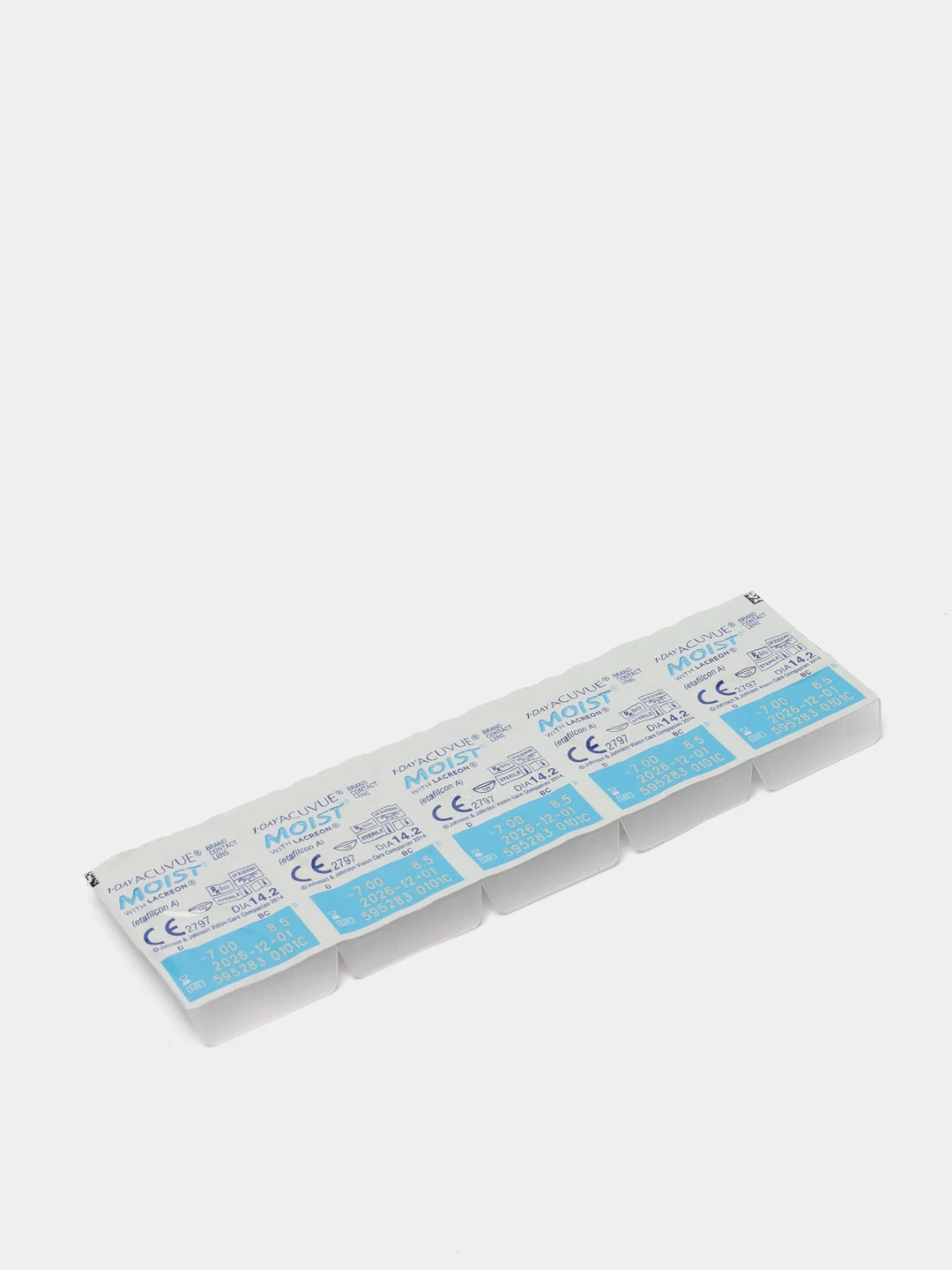 Контактные линзы 1-Day Acuvue Moist 30 линз R 8,5 (-0,5) - (-12,0)