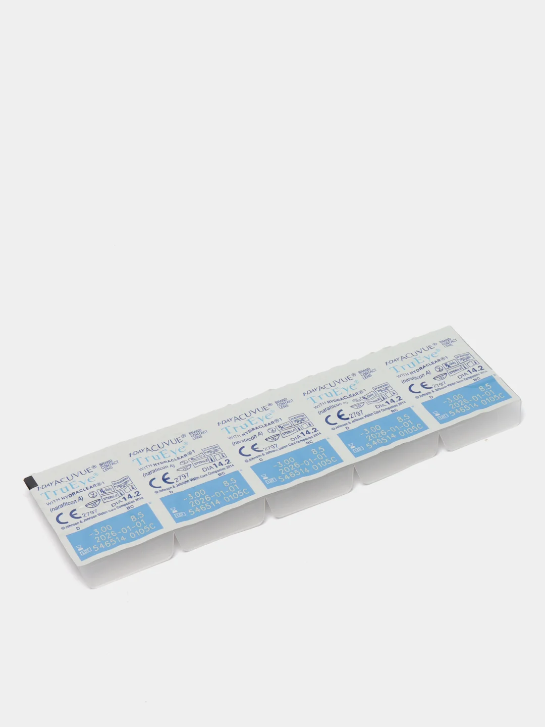 Контактные линзы 1-Day Acuvue TruEye, 30 линз, R 8,5, -0,5, - -12,0