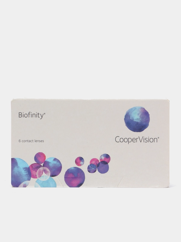 Контактные линзы Biofinity, 6 линз, R 8,6