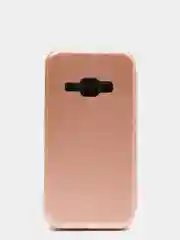 Розовый чехол-книжка на Samsung Galaxy J1 2016 (J120), Самсунг Галакси Джи1 2016 (Джи120)
