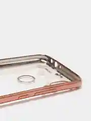 Розовый чехол Xiaomi Redmi 7, Сяоми Редми 7, прозрачный силиконовый со стразами