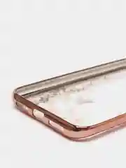 Розовый чехол Xiaomi Redmi 7, Сяоми Редми 7, прозрачный силиконовый со стразами