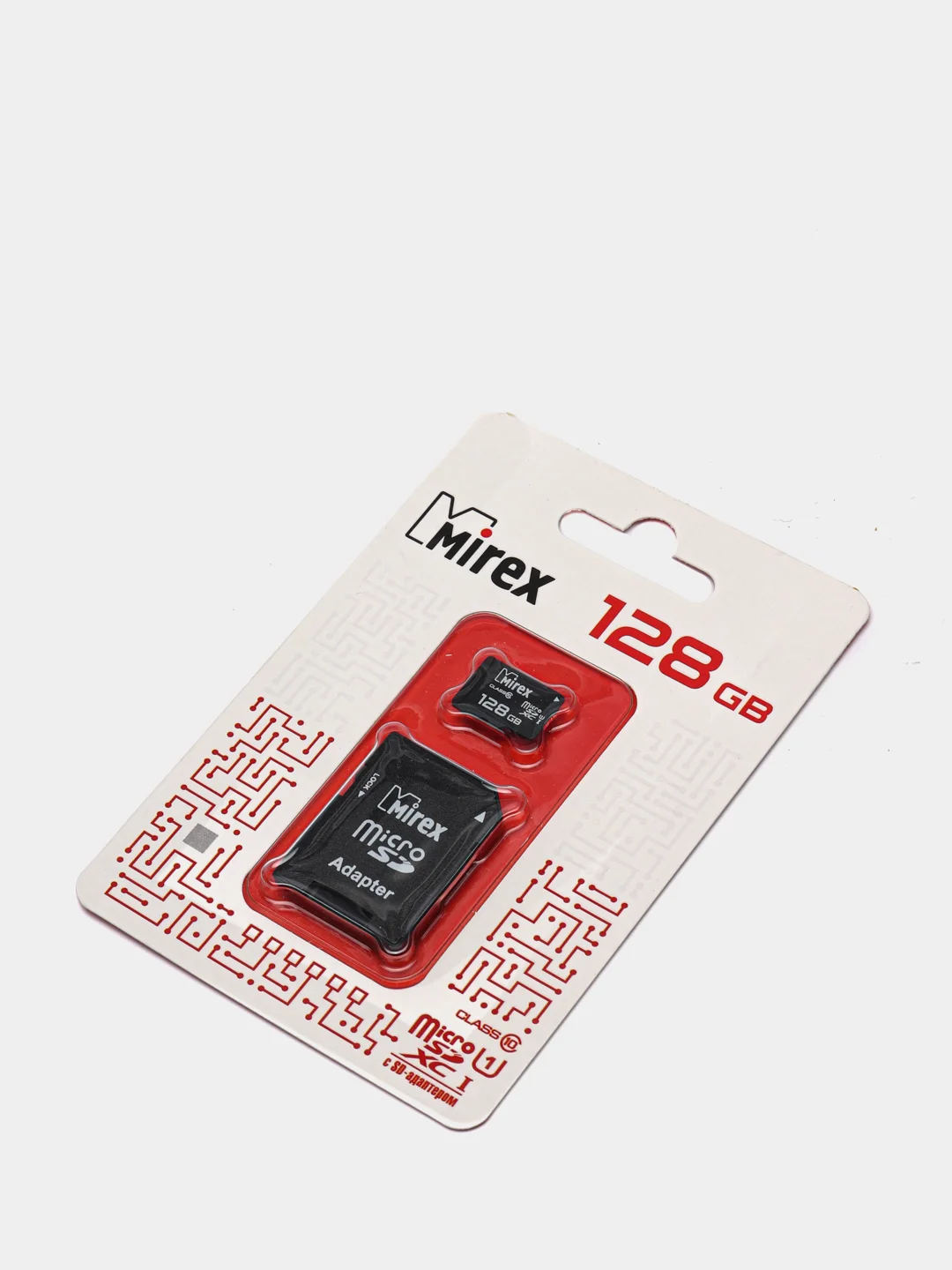 Карта памяти microSDHC, Mirex, UHS-I, с SD-адаптером, 2 размера