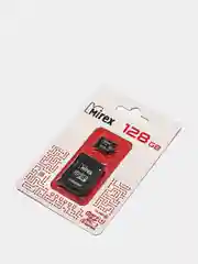 Карта памяти microSDHC, Mirex, UHS-I, с SD-адаптером, 2 размера