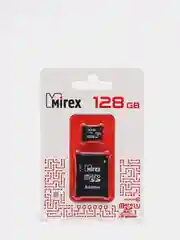 Карта памяти microSDHC, Mirex, UHS-I, с SD-адаптером, 2 размера