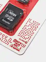 Карта памяти microSDHC, Mirex, UHS-I, с SD-адаптером, 2 размера
