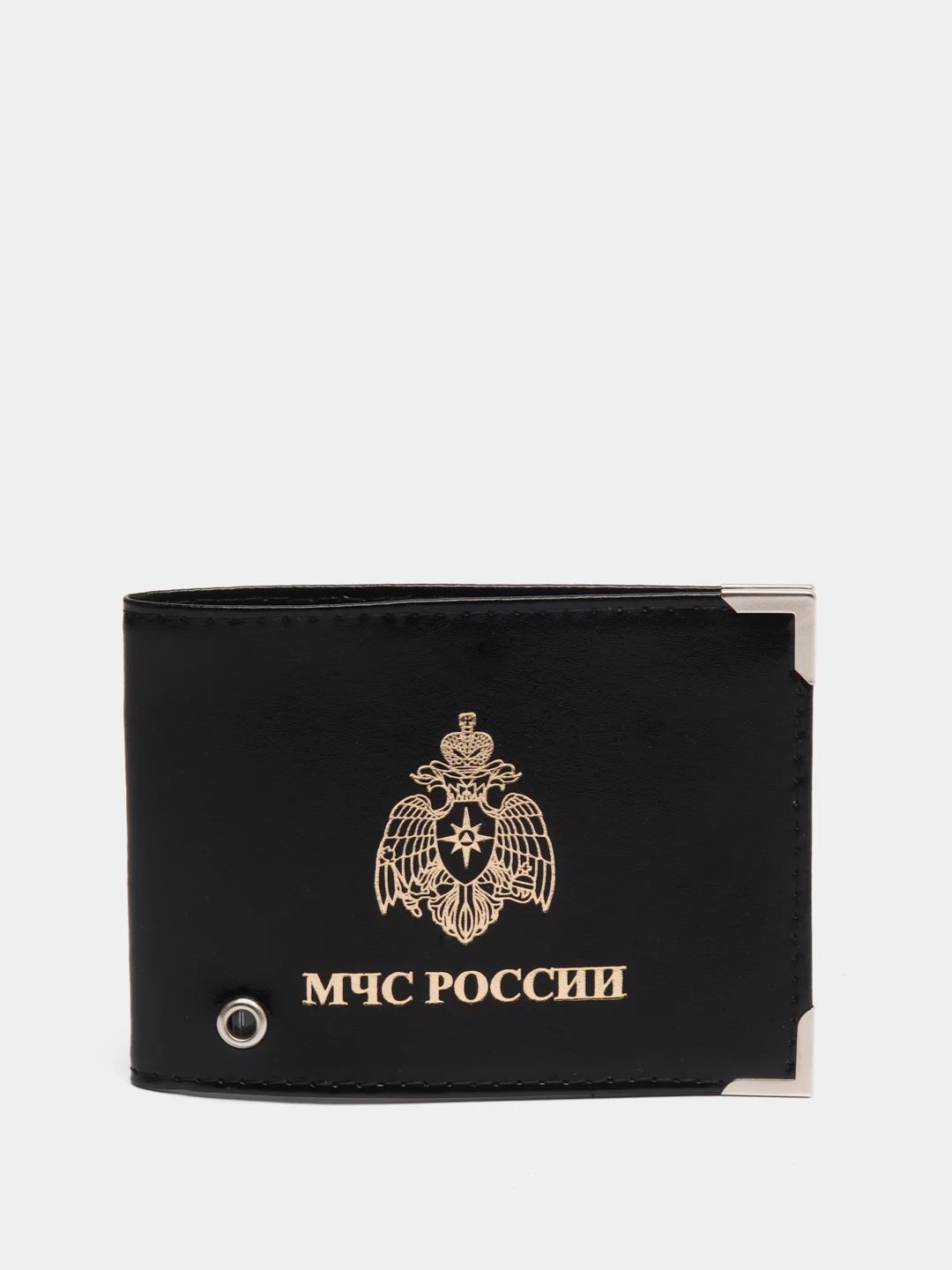 Черный обложка на удостоверение МЧС России / Обложка для удостоверения МЧС России