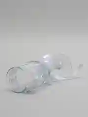 Свадебные бокалы в белом цвете с серебром