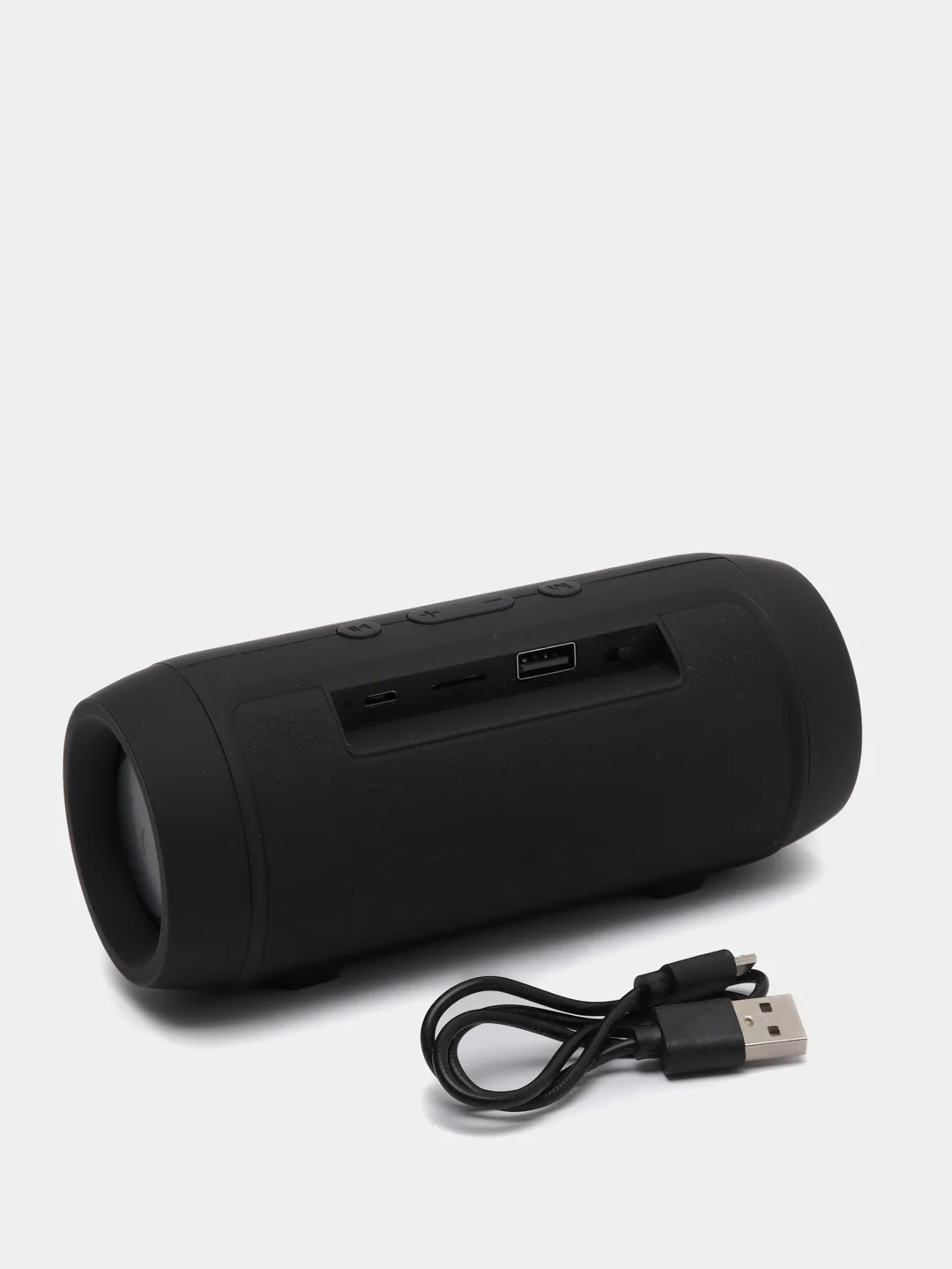 Черный bluetooth-динамик, беспроводной