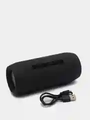 Черный bluetooth-динамик, беспроводной