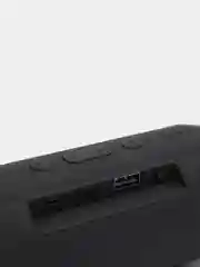 Черный bluetooth-динамик, беспроводной