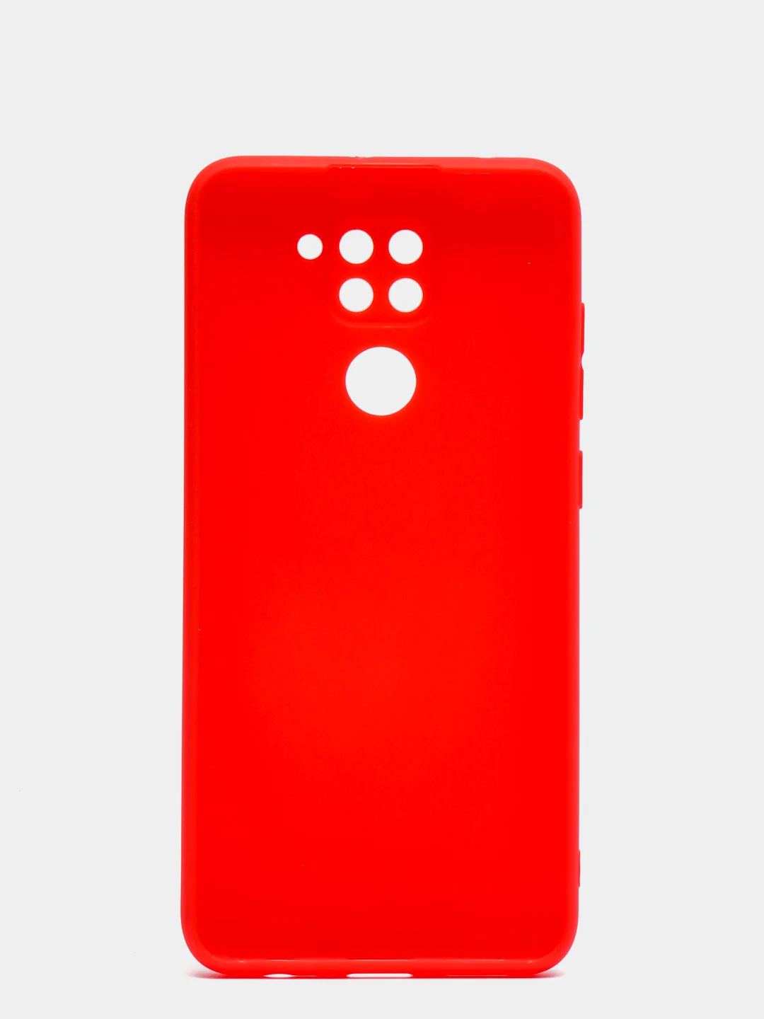 Алый чехол для Xiaomi Redmi Note 9, Сяоми Редми Нот 9 силиконовый, цветной матовый